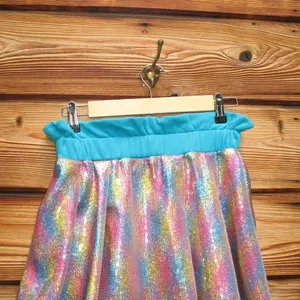 Queen of Sparkles Rainbow Glitter Skirt Skort thumbnail 7