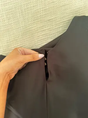 After Six DRAPED SCARF ONE-SHOULDER maxi dress thumbnail 5