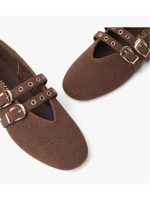 NEW Mary Jane Shoes Ballet Flats Adjustable Double Buckle Strap 9.5 thumbnail 7