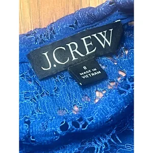 J. Crew Mockneck Floral Lace Top - Size 8 thumbnail 5
