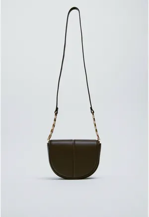 ZARA Leather Purse Crossbody thumbnail 4