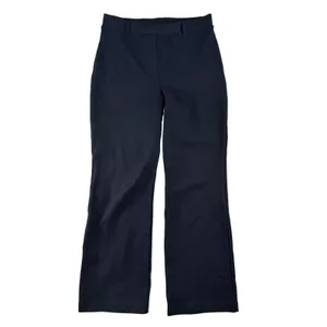 Quince S Straight Leg Ultra-Stretch Ponte Pants Navy Blue Officecore High Rise thumbnail 2