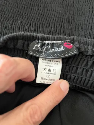 Y2K Body Central black strapless sequin top thumbnail 2