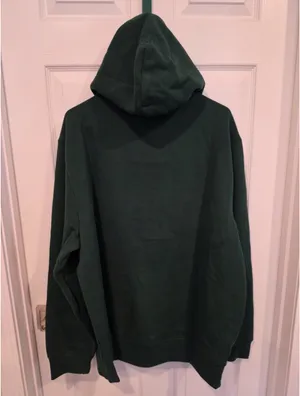 NWT- Polo by Ralph Lauren Men’s Forest Green Hooded Sweatshirt with Tartan Polo Size XL thumbnail 3