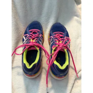 Asics Gel-Contend 3‎ Running Shoes Vibrant Blue Pink Yellow Sneakers Size 7.5 thumbnail 4