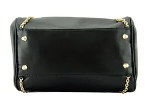 Versace For H&M Black Leather Charms Hobo Bag thumbnail 10