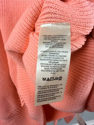 NWT Free People Easy Street Tunic Sweater Pale Rosette Women's Oversized M thumbnail 5