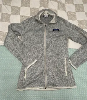 Patagonia Womens Better Sweater Full Zip Fleece Jacket Gray XS 25543 thumbnail 1