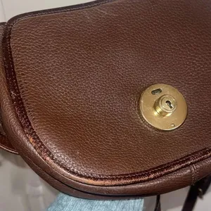 ✨Vintage Dooney & Bourke Awl Leather Compartment Flap Brown Bag✨ thumbnail 12