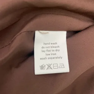 Remi x Revolve Chocolate Brown Vegan Leather Blazer Single Button Oversized Fit thumbnail 9