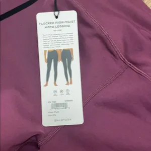Alo Flocked High Waist Moto Legging thumbnail 6