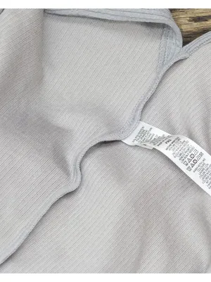 Cuddl Duds Womens Petite Soft Rib Knit 2-Piece Lounge Set A696246 Gray PXS thumbnail 7