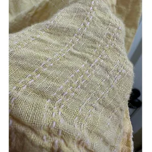 Maeve Anthropologie Butter Yellow Linen Sleeveless Button Up Top Chest Pockets 0 thumbnail 6