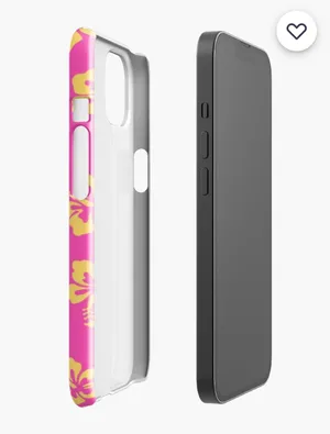 Hibiscus Flower Aloha iPhone 14 Pro Case Multi thumbnail 3