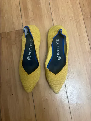 Rothy’s The Point Flats in Marigold Yellow thumbnail 2
