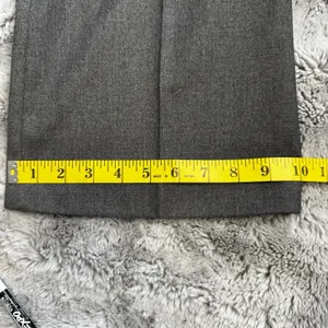 Adrienne Vittadini Pants Womens Sz 8 Heather‎ Gray Dress Wide Leg 32x32 thumbnail 13