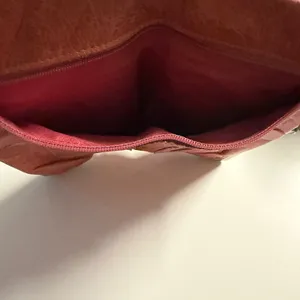 HOBO International Lauren Pink Leather‎ Double Frame Kisslock Clutch Wallet thumbnail 7