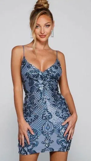 Windsor Ella Sequin Bodycon Mini Dress thumbnail 1