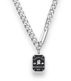 Good Luck Pendant Necklace for Men Women Streetwear Unisex Hip Hop Style thumbnail 1