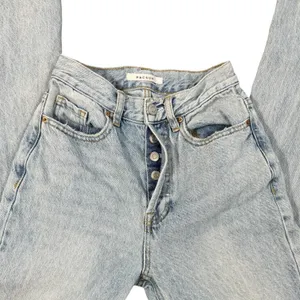 PacSun High Rise Bootcut Jeans Womens 24 Light Wash Denim Button Fly 100% Cotton thumbnail 12