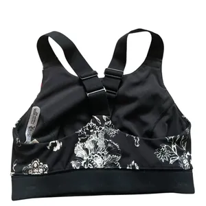 Free people movement freestyle sport bra printed -small black floral print thumbnail 5