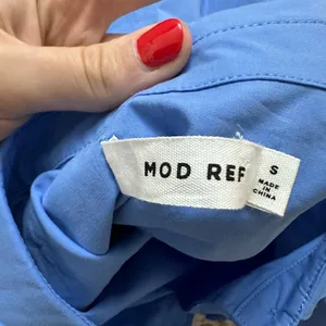 Mod Ref Raya Poplin Top Size Small - Blue thumbnail 4