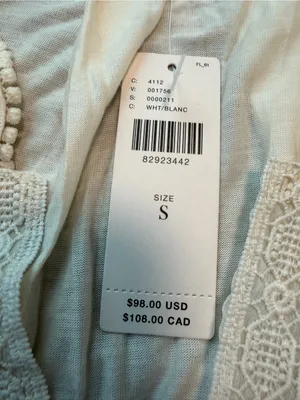 Anthropologie TINY Eliana Embroidered Floral Top Ivory Small NWT thumbnail 11