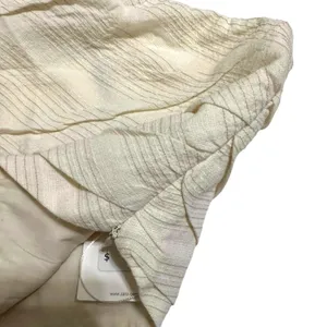 ZARA Asymmetric One Shoulder Draped Cropped Top Cream Side Zip Size XS‎ NEW thumbnail 3