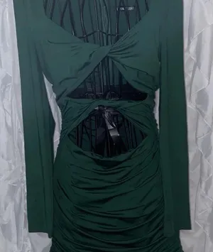 L’vow studio M two level twist peep front bodycon Dress thumbnail 1