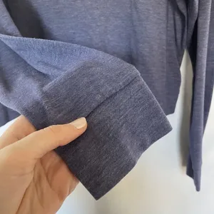 Mossimo Supply Co. indigo lightweight hooded sweater hoodie women's‎ size M thumbnail 4
