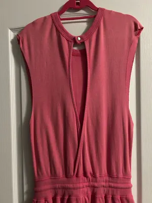 Free People Movement Throw And Go Onesie in Claret Pink thumbnail 4