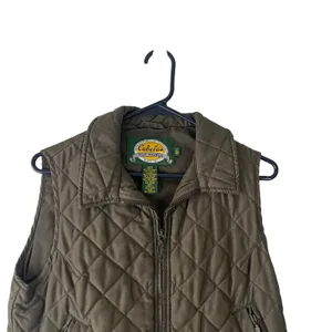 Cabela's Women's Size‎ Small Green Quilted Outdoor Hunting Vest thumbnail 2