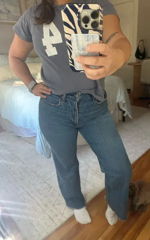 Abercrombie High-Rise 90s Relaxed Curve Love thumbnail 1
