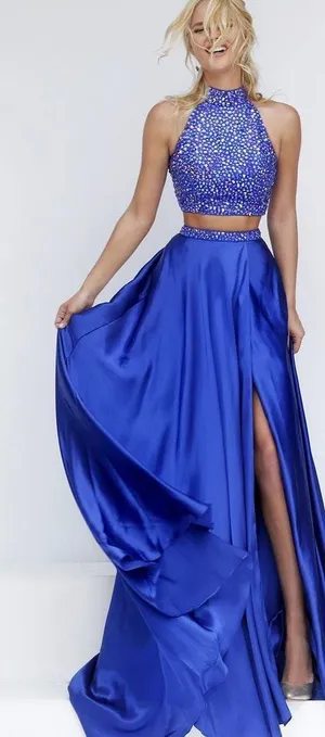 Sherri Hill Two Piece Prom Dress thumbnail 1