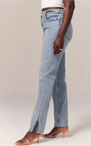 Abercrombie & Fitch The 90s Straight Ultra High Rise thumbnail 7