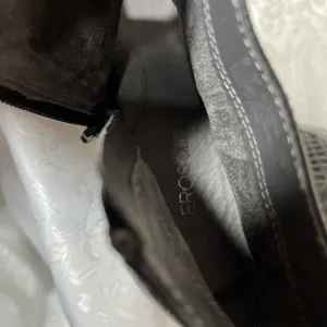 Aerosoles Alaska Black Leather Ankle Boots Heeled Buckle Bootie Womens 9.5 thumbnail 7