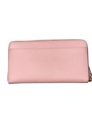 Kate Spade Laurel Way Neda Saffiano Leather Zip Around Wallet Dusty Peony Pink thumbnail 2