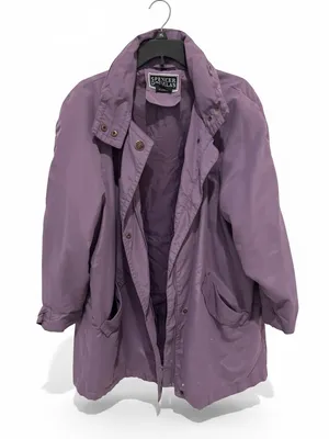 Women’s Lavender Trench Coat - Casual Lightweight Jacket thumbnail 3