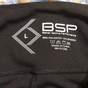 BSP‎ Ladies black athletic workout leggings size large thumbnail 11