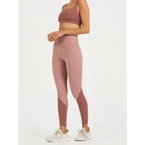 Vuori Color Block Studio Leggings Dusty Rose High-Rise Leggings Size XS thumbnail 10