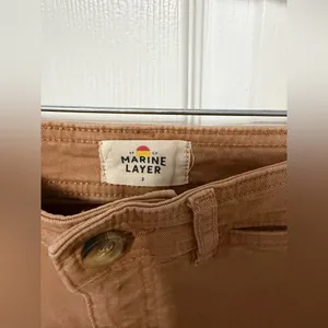 Marine Layer Bridget Full Length Pants tan brown Size 2‎ thumbnail 6