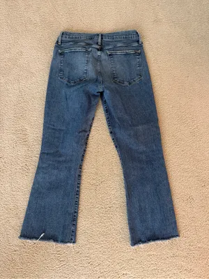 Frame Denim Le High Flare Light Blue Jeans thumbnail 3