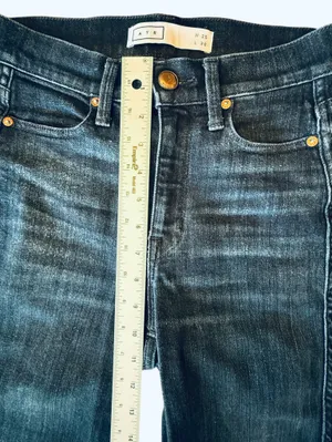 AYR The Riser Jeans 25x30 Medium Wash High Rise Skinny Denim thumbnail 11