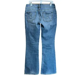 Silver Jeans Womens W 31 L 32 Blue Suki Surplus Denim Bottoms Ladies thumbnail 5