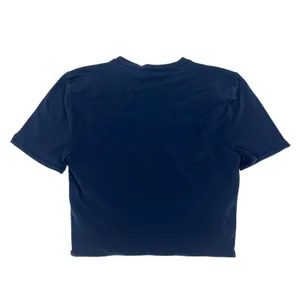 Lululemon‎ Wundermost Ultra-Soft Nulu Cropped T-Shirt Club Blue XS thumbnail 6