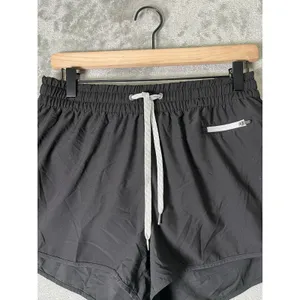 Vuori Clementine Short Black Athletic Running Shorts Elastic Drawstring Large thumbnail 2