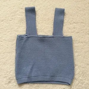 Hollister Coquette Blue Gingham Bow & Rosebud Square Neck Knit Tank thumbnail 2