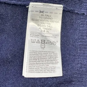 GAP Womens Merino Wool Cardigan Sweater Size XL Tall Academia Preppy Layer thumbnail 9