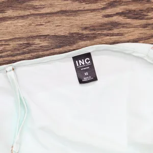 NEW INC International Concepts Satin Cami Lounge Top Clear Dew Green XS thumbnail 4