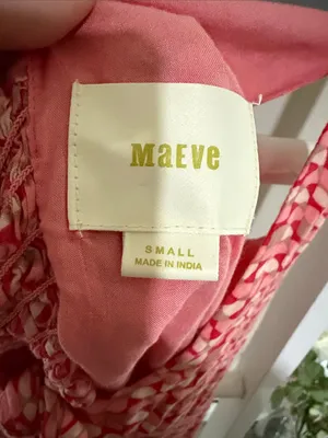 Maeve Coral Tie-Front V-Neck Camisole thumbnail 4